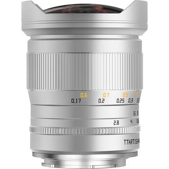 TTArtisan 11mm f/2.8 Lens (Sony E, Silver)