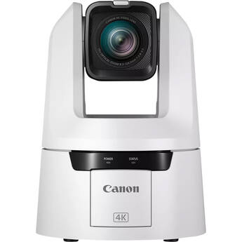 Canon CR-N500 Professional 4K NDI HX2 PTZ Camera with 15x Zoom (White)