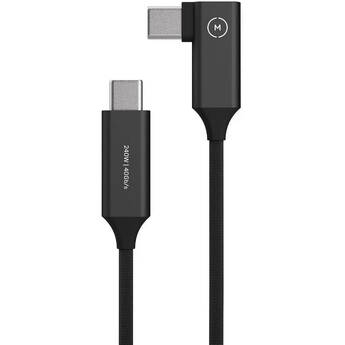 Moment SuperFlex USB-C Right-Angle to Straight Cable (9")