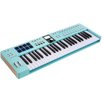 Arturia KeyLab Essential mk3 49-Key Universal MIDI Controller and Software (Aquamarine)