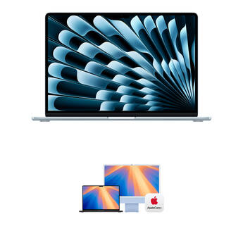 Apple 15" MacBook Air Kit with AppleCare+ (M4, Sky Blue)