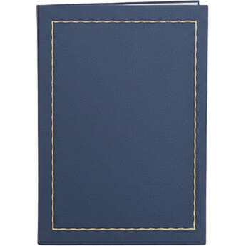 Tap Atlas Certificate Folder (8.5 x 11", Blue, 25-Pack)