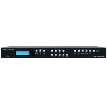 Key Digital 4x4 4K UHD HDMI Video Wall Processor, Seamless 4x4 Matrix Switcher with 4 RX Units