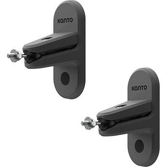 Kanto Living SPW3 Universal Speaker Wall Mount with 1/4"-20 Screw (Black, Pair)