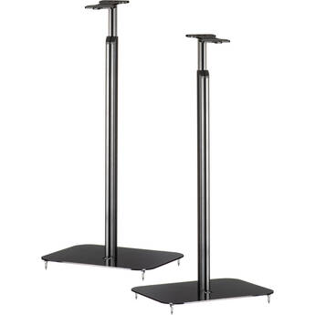 FLEXSON Essentials Adjustable Floor Stand for Sonos Era 300 (Black, Pair)