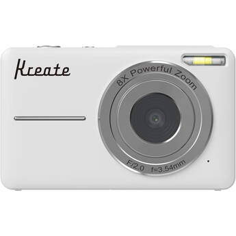 Kreate DC403L-AF 8MP Digital Point and Shoot Camera (White)