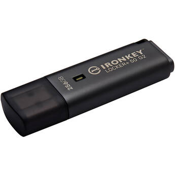 Kingston 256GB IronKey Locker+ 50 G2 USB-A 3.2 Gen 1 Flash Drive