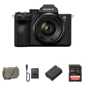 Sony a7 V Mirrorless Camera with 28-70mm f/3.5-5.6 Lens and Essentials+ Kit