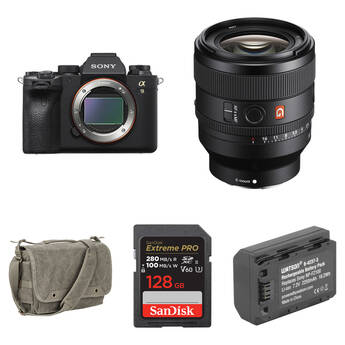 Sony a9 II Mirrorless Camera with 50mm f/1.4 Lens and Basic Bundle