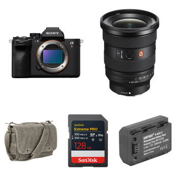 Sony a7R V Mirrorless Camera with 16-35mm f/2.8 II Lens and Basic Bundle