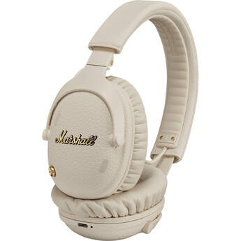 Marshall Monitor III A.N.C Wireless Over-Ear Noise-Canceling Headphones (Cream)