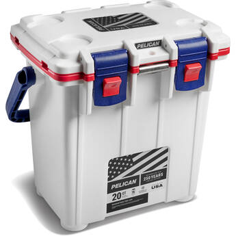 Pelican 20QT Elite Cooler (America 250 Limited Edition Red / White / Blue)