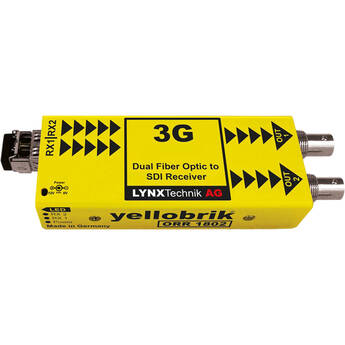 Lynx Technik AG ORR 1802-2 3G Dual Channel Fiber to SDI Receiver