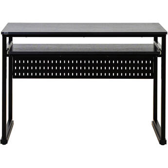LYYL Workstation 61 Studio Desk with Pull-Out Keyboard Tray (Black)