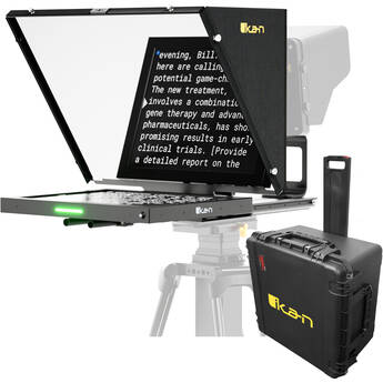 ikan Aura Professional 17" SDI/HDMI Teleprompter with Travel Kit