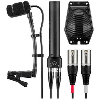 Audio-Technica BP350ST-UB MS Stereo Clip-On Cardioid Condenser Boundary Microphone