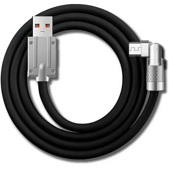 Pegasus Astro Flexible Rotating USB-A to USB-C Cable (1.6', Black)