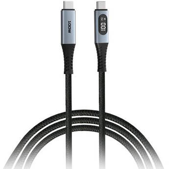 Verbatim USB-C 2.0 100W Sync & Charge Cable with LED Display (3.93')