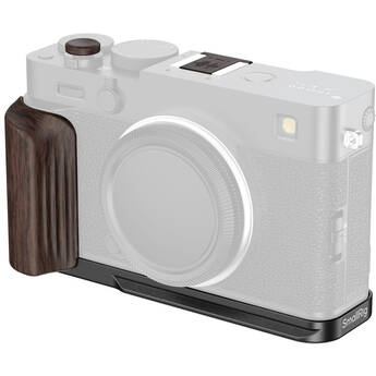 SmallRig L-Shaped Mount Plate with Ebony Wooden Handle for FUJIFILM X-E5 (Black)