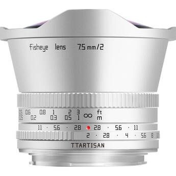 TTArtisan 7.5mm f/2 Fisheye Lens (Micro Four Thirds, Silver)