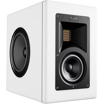 Fluid Audio Image 1 Active 3-Way 6.5" Studio Reference Monitor (White, Single)