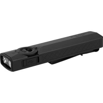 Olight ArkPro Ultra Rechargeable Flashlight (Cool White Beam, Onyx Black)
