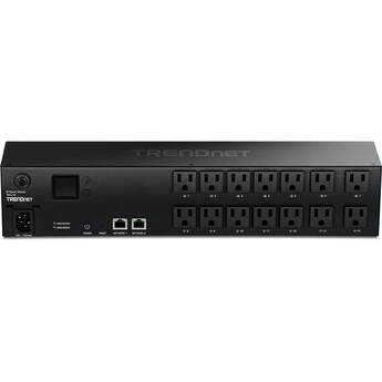 TRENDnet 14-Outlet Managed 2 RU Rackmount Switched Power Distribution Unit