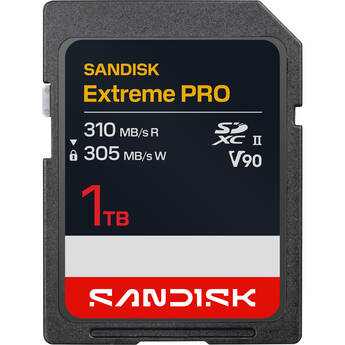 SanDisk 1TB Extreme PRO UHS-II SDXC Memory Card