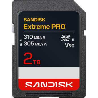 SanDisk 2TB Extreme PRO UHS-II SDXC Memory Card
