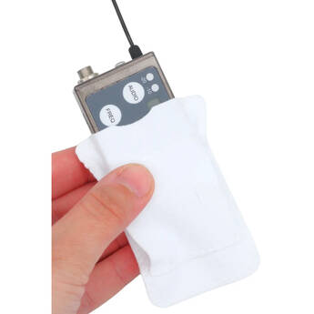 Remote Audio URSA Mini Belt Pouch for Wireless Microphone Transmitters (White)