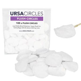 Remote Audio URSA Plush Circles (100-Pack, White)