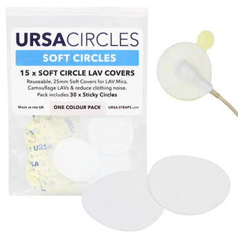 Remote Audio Ursa Soft Circles (White, 15-Pack)