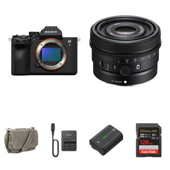 Sony a7 V Mirrorless Camera with 50mm f/2.5 Lens and Essentials+ Kit