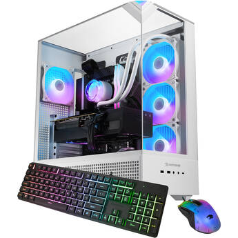 iBUYPOWER Element Gaming Desktop Computer (White)