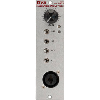HAZELRIGG INDUSTRIES DVA 500 Series Vacuum Tube Microphone Preamplifier/DI