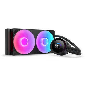NZXT Kraken Plus 240 RGBÂ AIO Liquid CPU Cooler (Black)