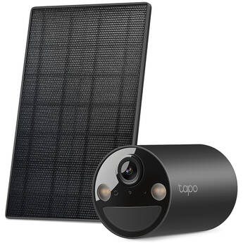TP-Link Tapo C403 Solar-Powered Smart Wire-Free Security Camera Kit (2-Pack, Black)