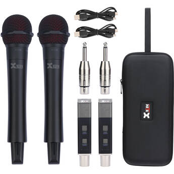 Xvive Audio M5D 2-Person Wireless Handheld Microphone System (5.8 GHz)