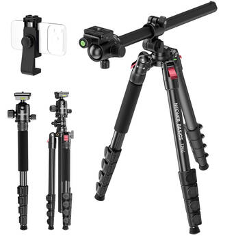 Neewer BASICS TP66 Aluminum Tripod with Ball Head (64.5")