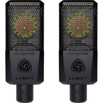Lewitt LCT 440 PURE Large-Diaphragm Cardioid Condenser Microphone (Matched Pair)