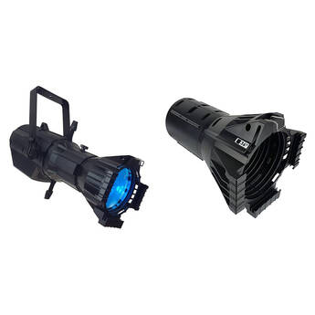 Blizzard Aria Profile LED Ellipsoidal Spot Fixture with 36° Lens Tube Kit