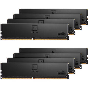 TEAMGROUP 384GB T-Create Master DDR5 6400 MHz ECC RDIMM Memory Kit (8 x 48GB)