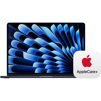 Apple 15" MacBook Air Kit with AppleCare+ (M5, 70W USB-C Power Adapter, Midnight)