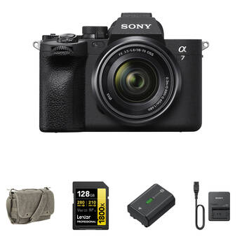 Sony a7 IV Mirrorless Camera with 28-70mm f/3.5-5.6 Lens and Essentials+ Kit