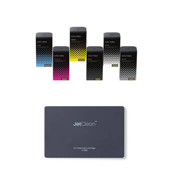 eufyMake 6-Color Ink and Cleaning Cartridge Set for E1 3D-Texture UV Printer