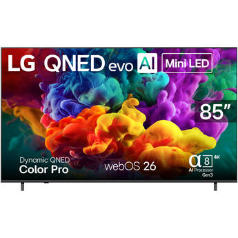 LG QNED84B QNED evo AI 85" 4K HDR Smart Mini-LED TV