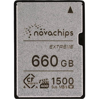 Novachips 660GB Extreme Series CFexpress 4.0 Type A Memory Card