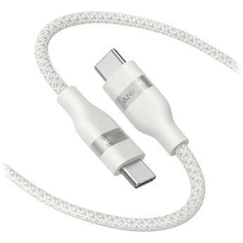 Anker Upcycled-Braided 240W USB-C Cable (3', White)
