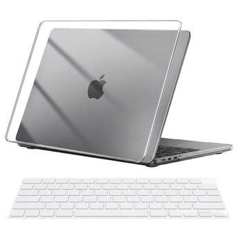 TechProtectus Hard-Shell Case for 13" MacBook Neo (Crystal Clear)