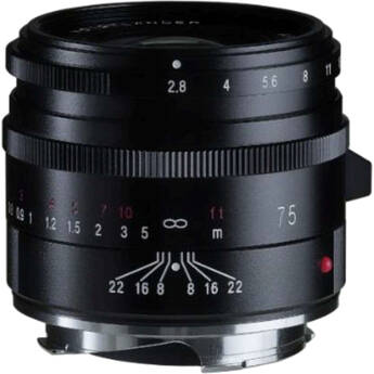 Voigtlander APO-SKOPAR 75mm f/2.8 VM Lens (M-Mount, Black)